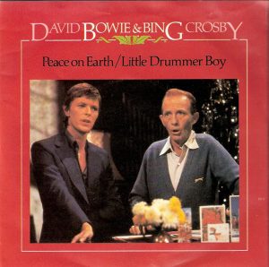 Portada del disco de Bing Crosby y David Bowie "The Little Drummer Boy" - mdmesuena.com
