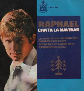 Portada del disco "Raphael Canta a la Navidad-mdmesuena.com